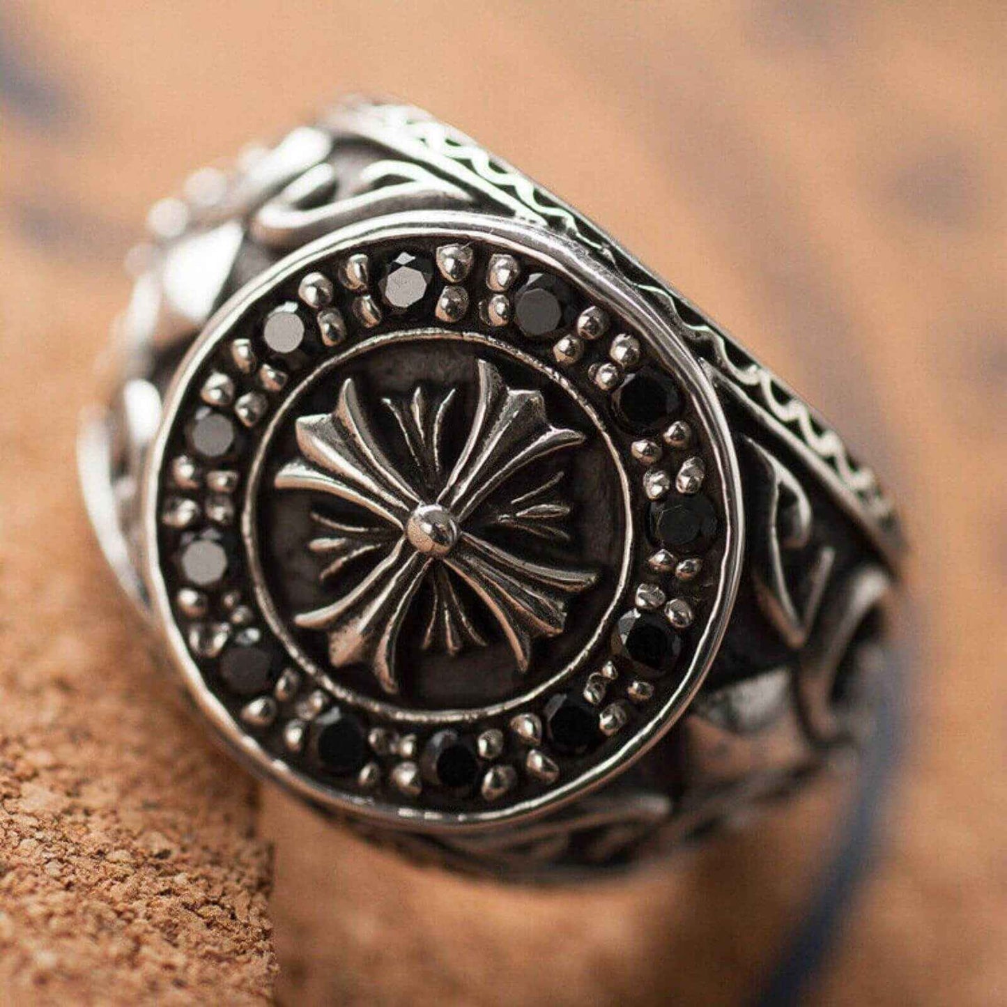 925 Sterling Cross Silver Ring Australia