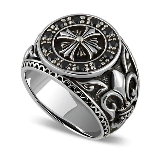 925 Sterling Cross Silver Ring Australia