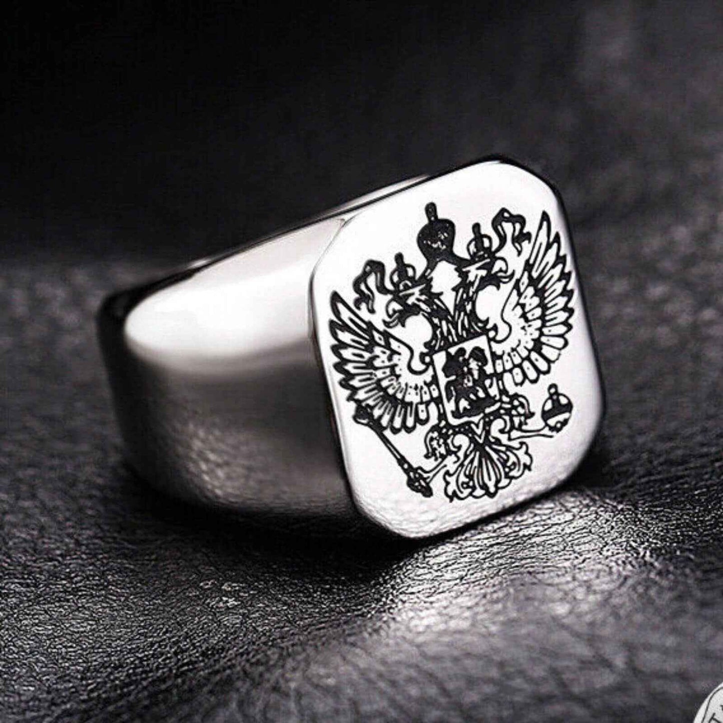 Buy Double-Headed Eagle Silver Ring