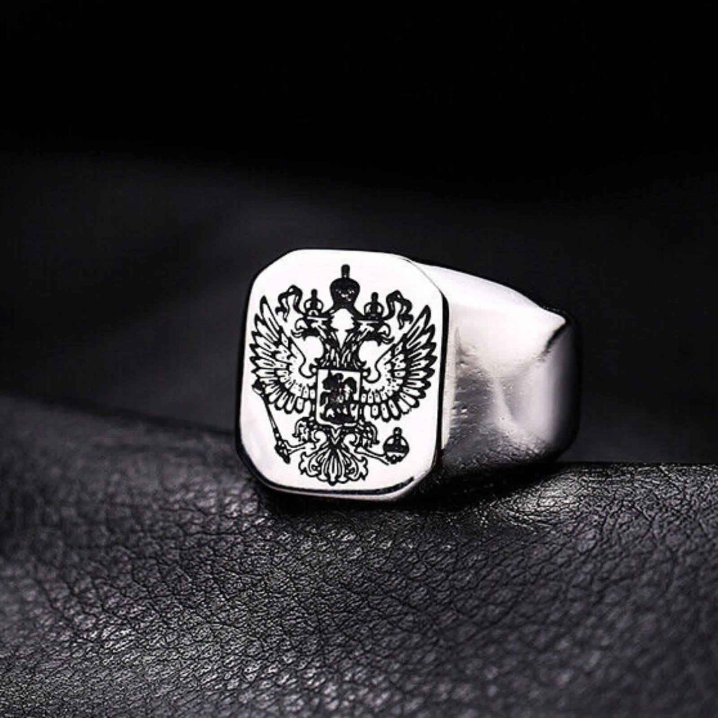 Buy Double-Headed Eagle Silver Ring