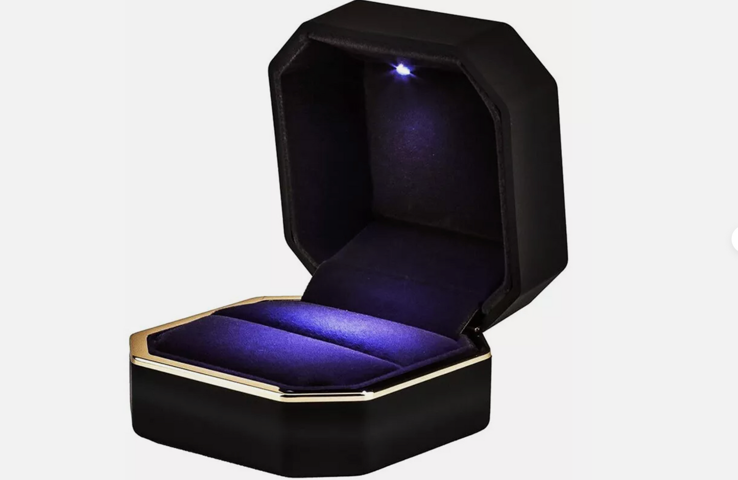 Luxury Ring Bands Gift Box with LED - MRA