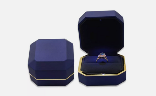 Luxury Ring Bands Gift Box with LED - MRA