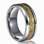 18k Gold Celtic Dragon Ring