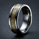 18k Gold Celtic Dragon Ring - Mens Rings Australia