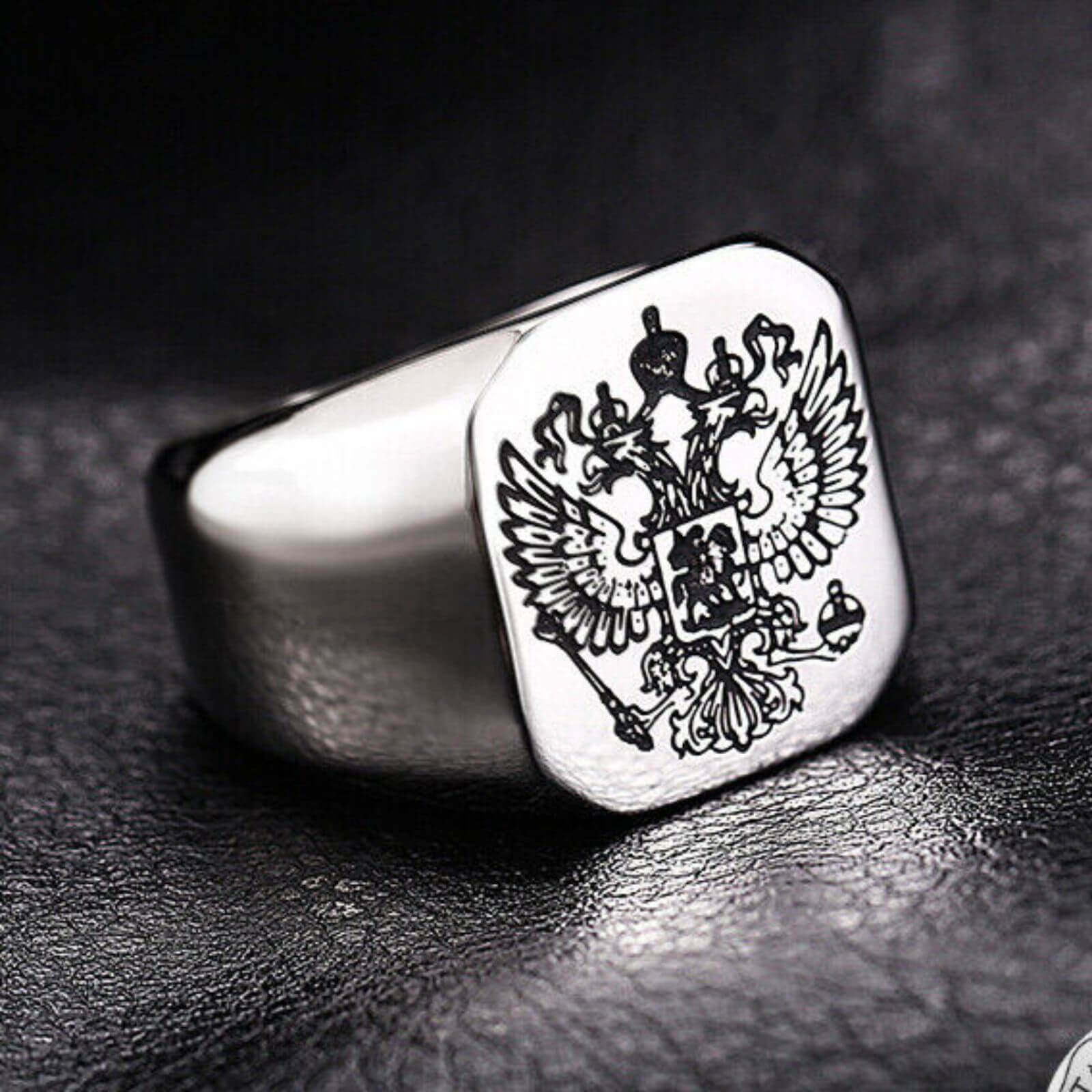 Double Eagle Silver Ring