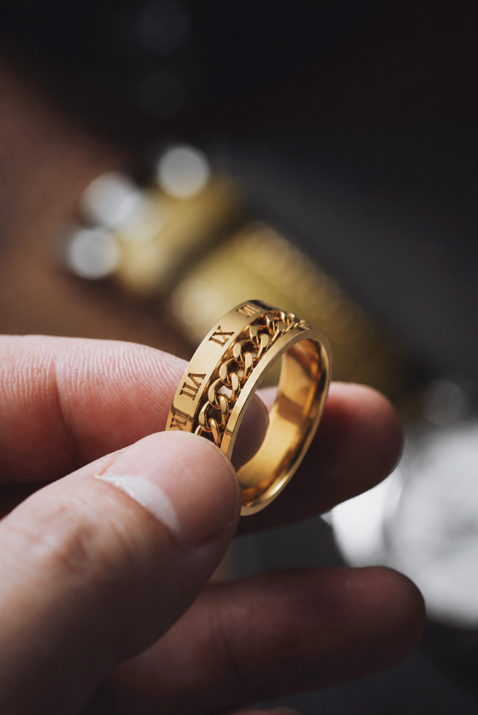 Men's Spinner Fidget Rings Australia