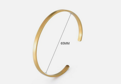 gold open cuff jewellery