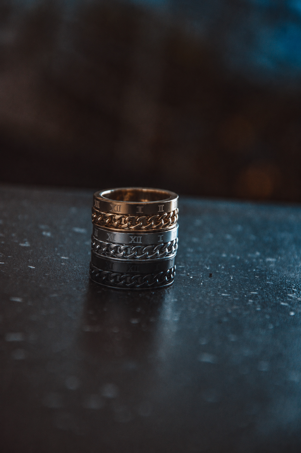 Men's Spinner Fidget Rings Australia