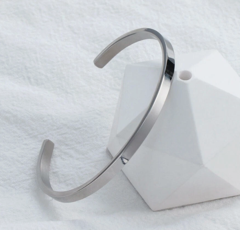 minimal cuff bracelet men