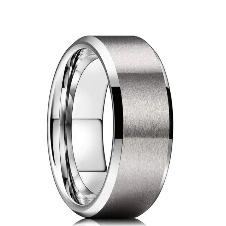 Titanium Wedding Bands 8mm - Mens Rings Australia