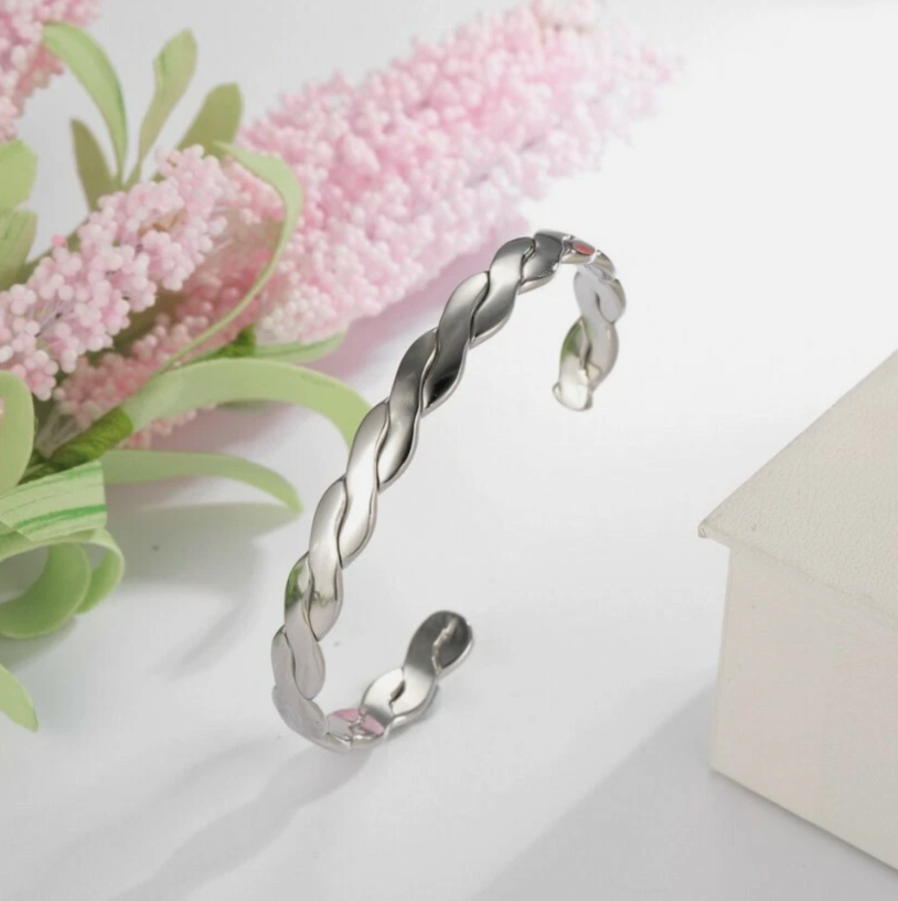 silver cuff bracelet men